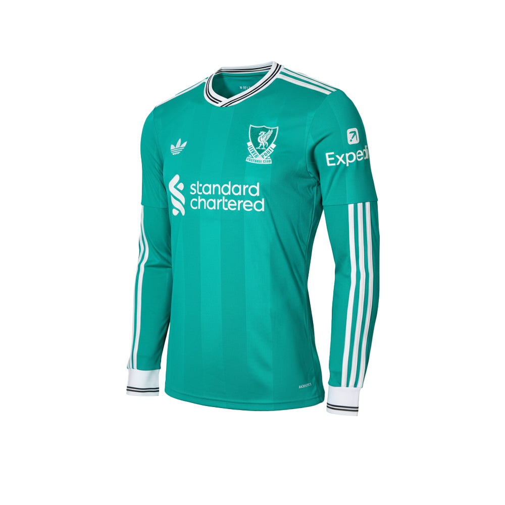 ADIDAS เสื้อแข่งผู้ชายแขนยาวทีมลิเวอร์พูล ชุดที่สาม ฤดูกาล 2025/26