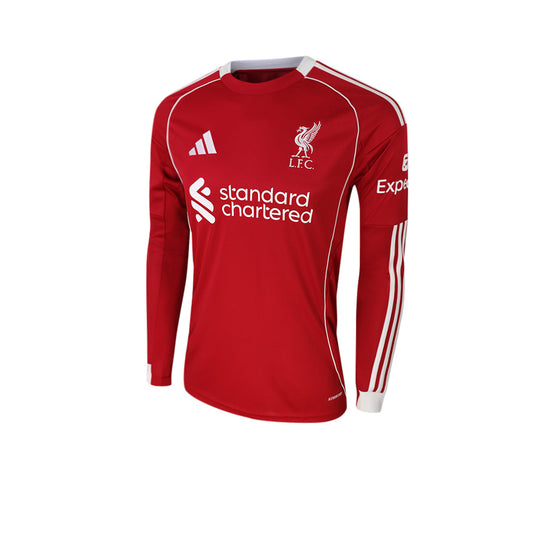 ADIDAS Men's Liverpool FC Home 2025/26 Long Sleeve Jersey