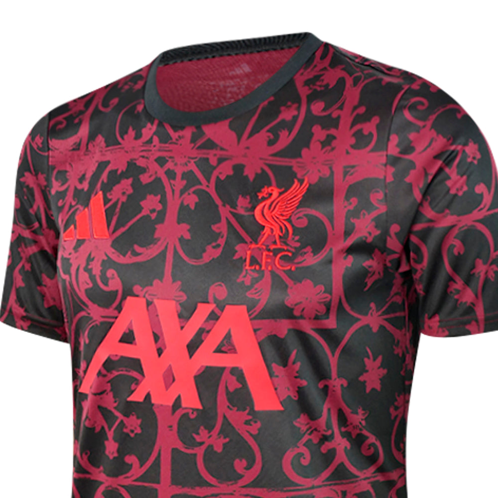 ADIDAS เสื้อแข่งผู้ชายทีมลิเวอร์พูล เกรด Pre-Match ฤดูกาล 2025/26