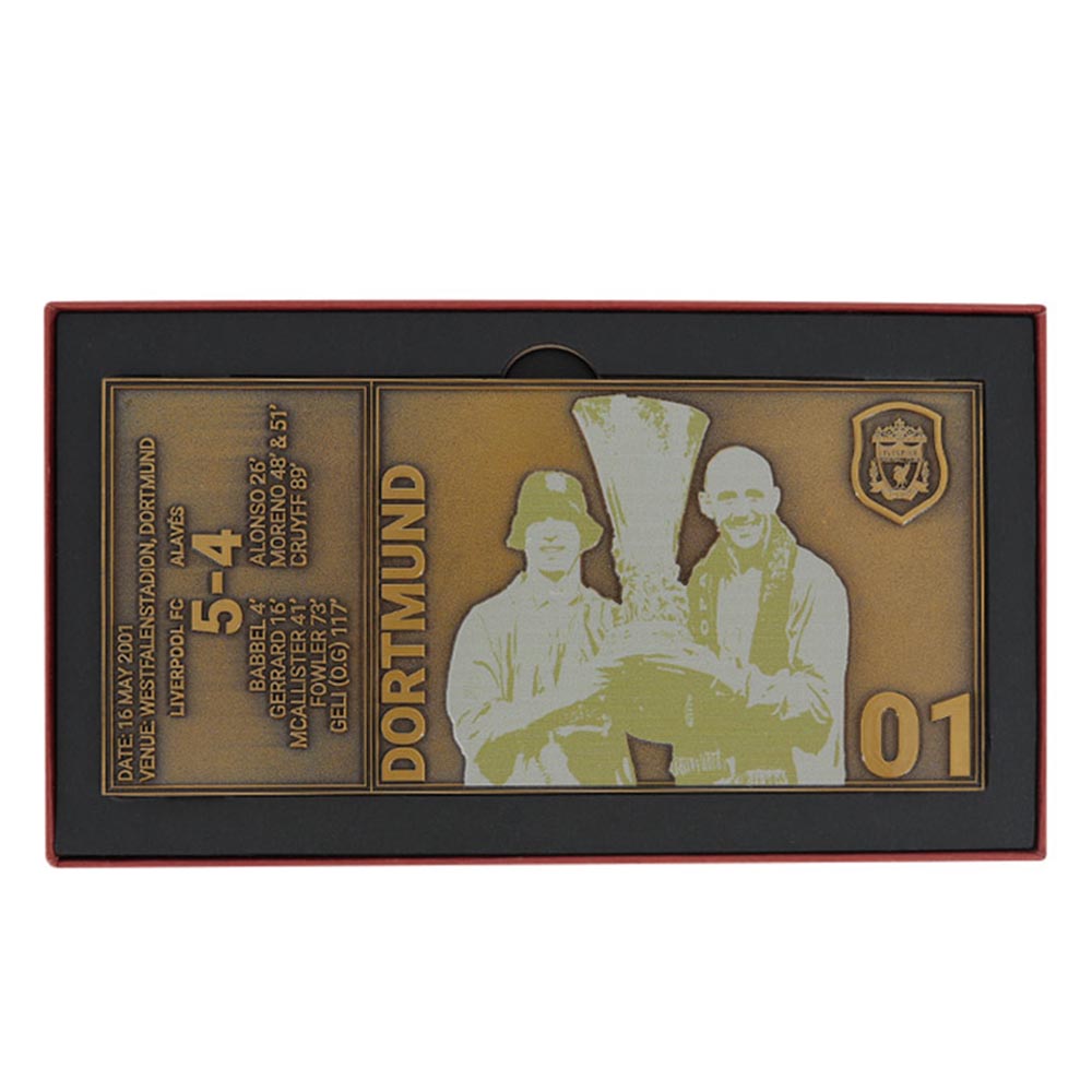 LFC 2001 Cup Final Ticket