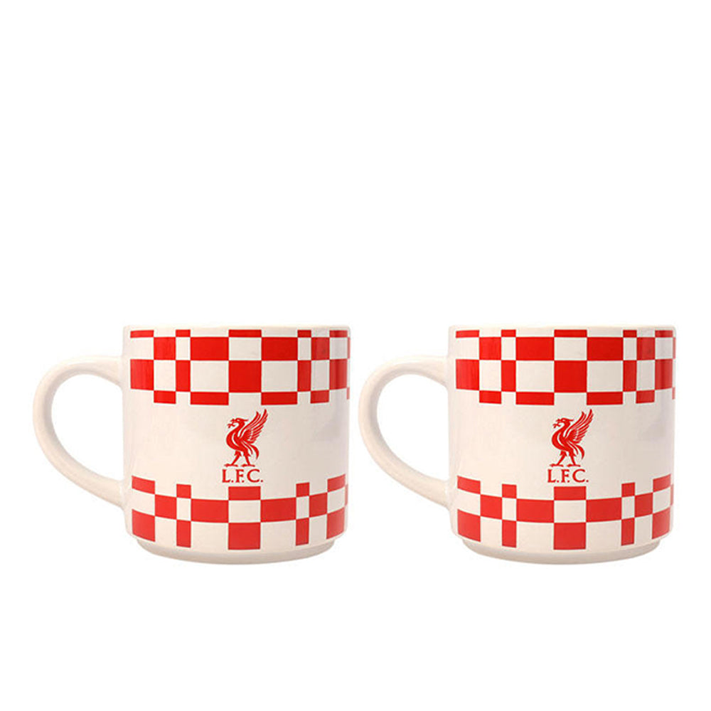LFC Red Stacking Mug Set