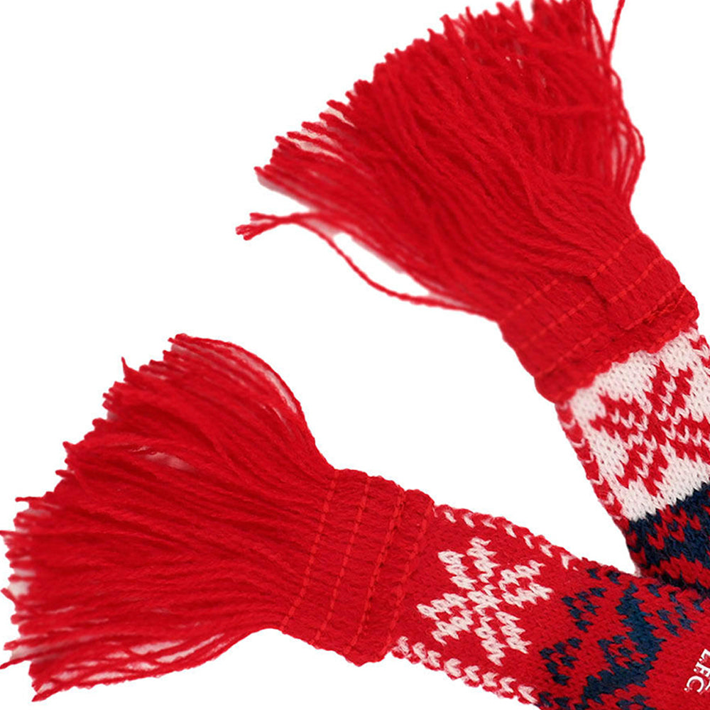 LFC Knitted Scarf Christmas Decoration
