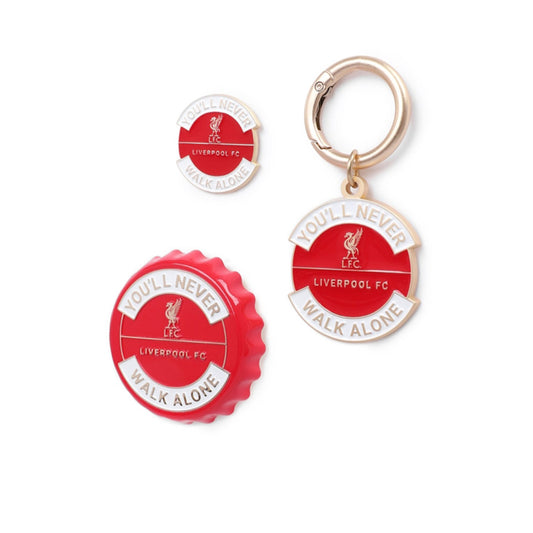 LFC Red Badge, Keyring and Bottle Opener Set