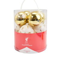 LFC 12 Pack Baubles Christmas Decoration