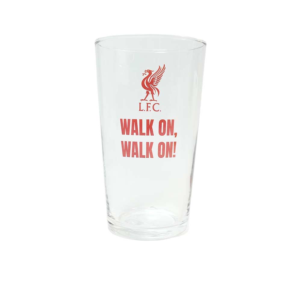 LFC Walk On Pint Glass