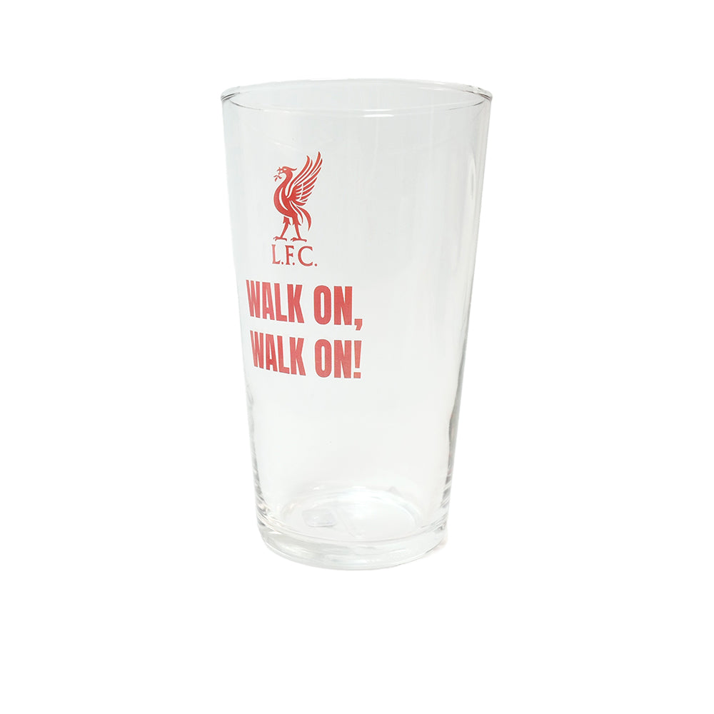 LFC Walk On Pint Glass