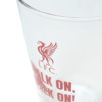 LFC Walk On Pint Glass
