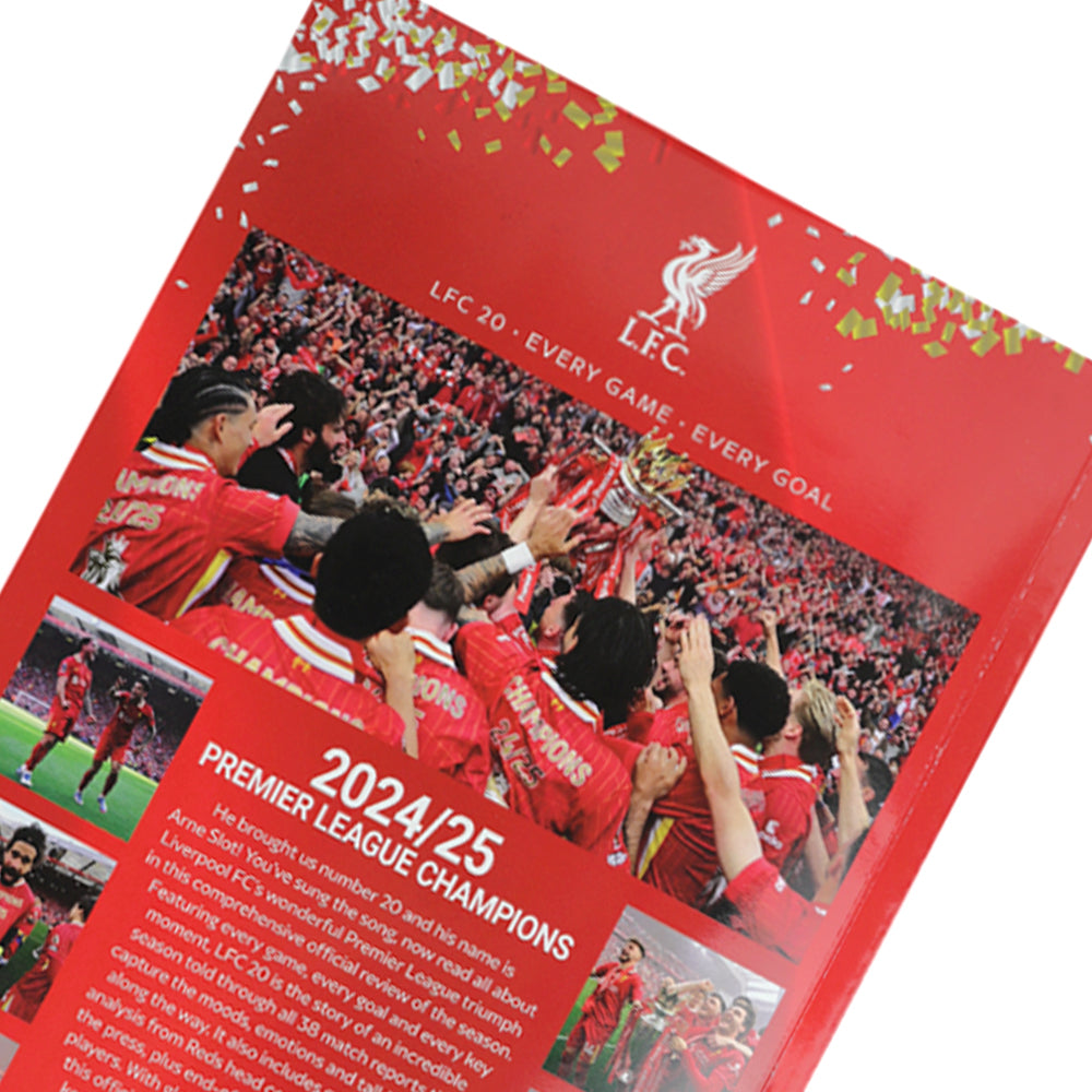 LFC 20 - Premier League Champions 2024/25 Every Game Every Goal Magazine