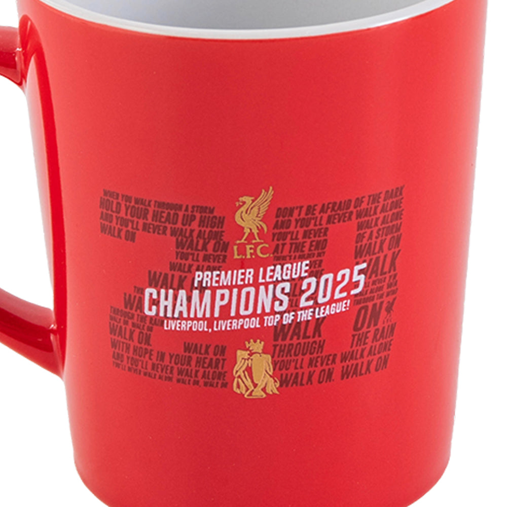 LFC EPL Champions 24/25 Red แก้วมัค