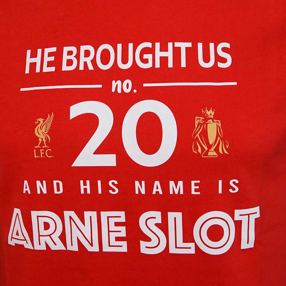 LFC Arne Slot Graphic Men's Football T-Shirt