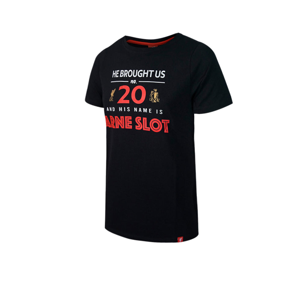 LFC Arne Slot Graphic Kids Football T-Shirt