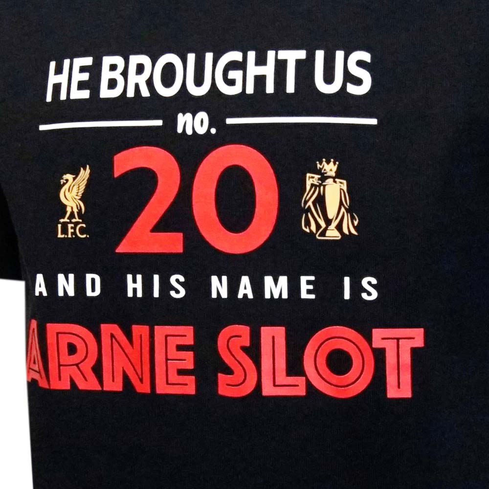 LFC Arne Slot Graphic Kids Football T-Shirt