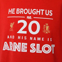 LFC Arne Slot Graphic Kids Football T-Shirt