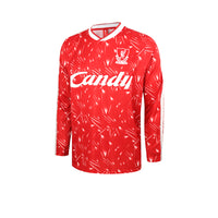 LFC Men's Liverpool FC Retro Candy Home 1989/91 Jersey