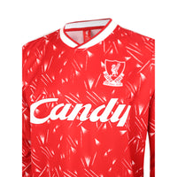 LFC Men's Liverpool FC Retro Candy Home 1989/91 Jersey
