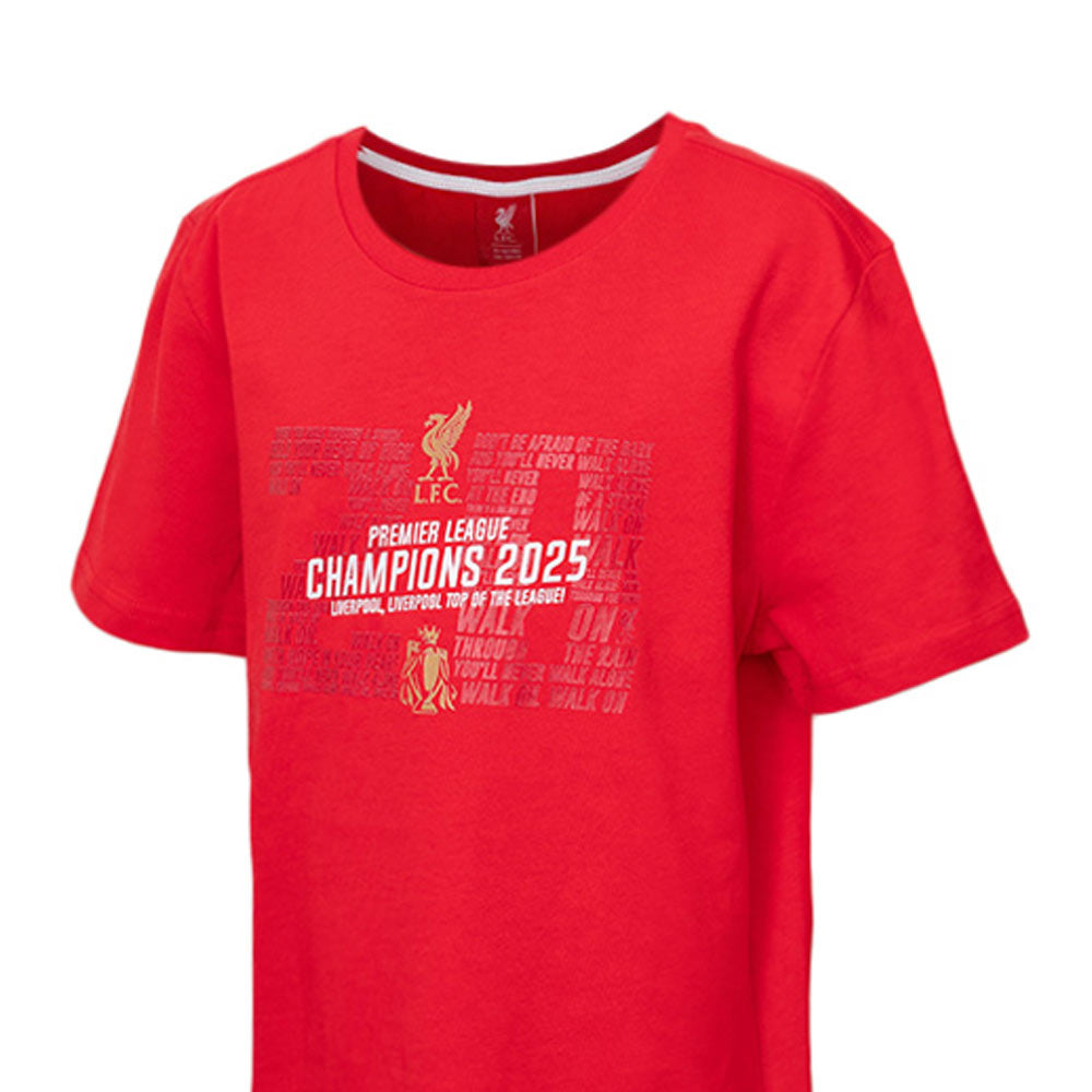 LFC EPL Champions 2024/25 Kids T-Shirt