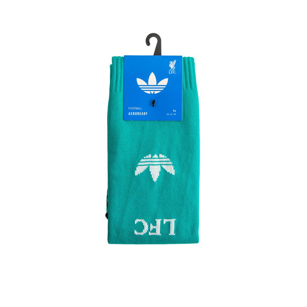 ADIDAS ถุงเท้าฟุตบอลผู้ชายทีมลิเวอร์พูล ชุดที่สาม ฤดูกาล 2025/26