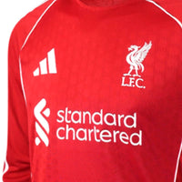 ADIDAS Men's Liverpool FC Home Authentic 2025/26 Long Sleeve Jersey