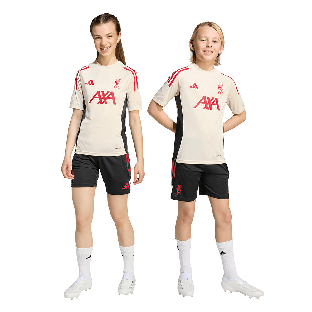 ADIDAS Liverpool FC Tiro 25 Competition Training กางเกงฟุตบอลขาสั้นเด็ก