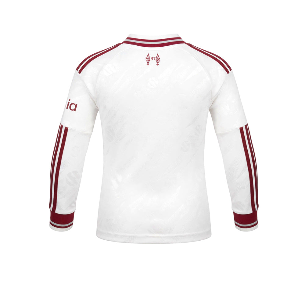 ADIDAS เสื้อแข่งเด็กแขนยาวทีมลิเวอร์พูล ชุดเยือน ฤดูกาล 2026/27