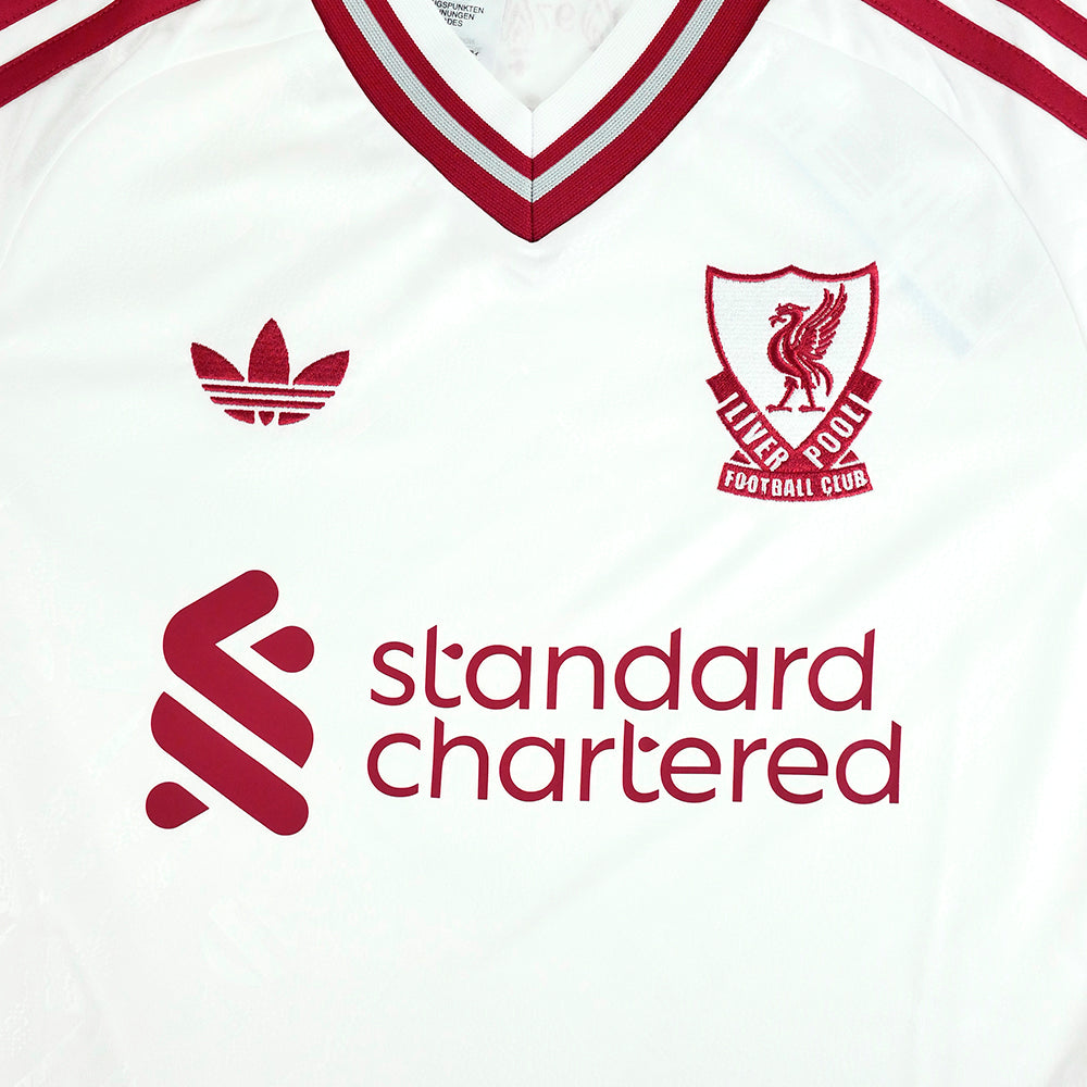 ADIDAS เสื้อแข่งเด็กแขนยาวทีมลิเวอร์พูล ชุดเยือน ฤดูกาล 2026/27