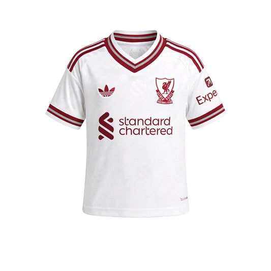 ADIDAS เสื้อแข่งเด็กทีมลิเวอร์พูล ชุดเยือน ฤดูกาล 2026/27