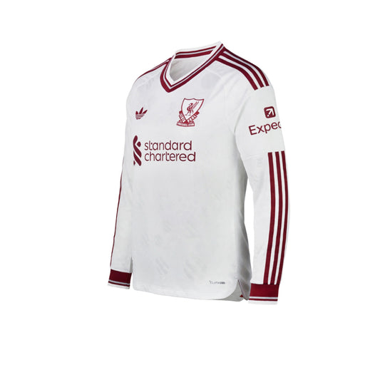 ADIDAS เสื้อแข่งผู้ชายแขนยาวทีมลิเวอร์พูล ชุดเยือน เกรด Authentic ฤดูกาล 2026/27