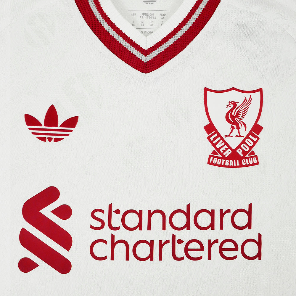 ADIDAS เสื้อแข่งผู้ชายแขนยาวทีมลิเวอร์พูล ชุดเยือน เกรด Authentic ฤดูกาล 2026/27