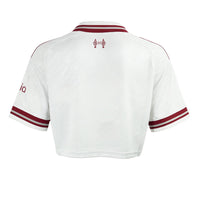 ADIDAS เสื้อแข่งผู้หญิงทรงครอปทีมลิเวอร์พูล ชุดเยือน ฤดูกาล 2026/27