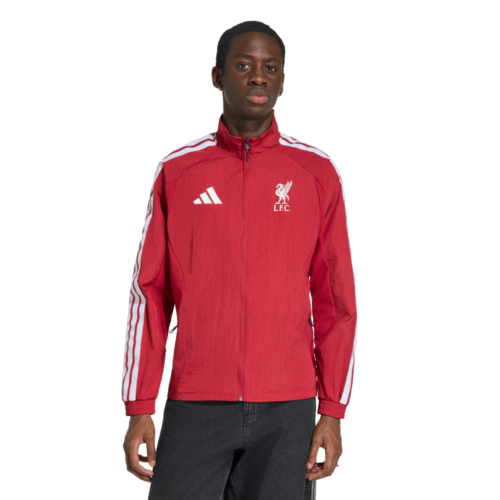 ADIDAS Liverpool FC Home Anthem เสื้อแจ็คเก็ตฟุตบอลผู้ชาย