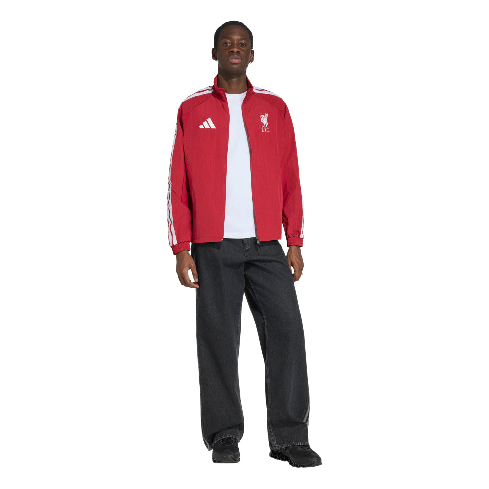 ADIDAS Liverpool FC Home Anthem เสื้อแจ็คเก็ตฟุตบอลผู้ชาย