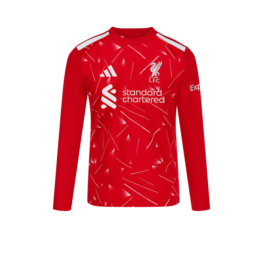 ADIDAS Kids Liverpool FC Home Fan 2026/27 Long Sleeve Jersey