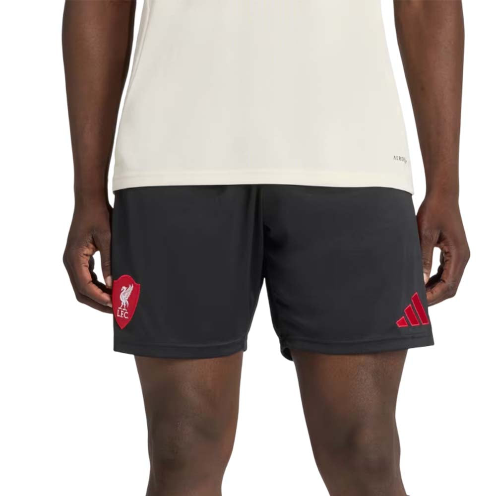 ADIDAS กางเกงฟุตบอลผู้ชายทีมลิเวอร์พูล ชุดเยือน ฤดูกาล 2025/26