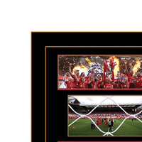LFC Premier League Goal Net Framed