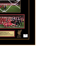 LFC Premier League Goal Net Framed