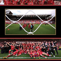 LFC Premier League Goal Net Framed