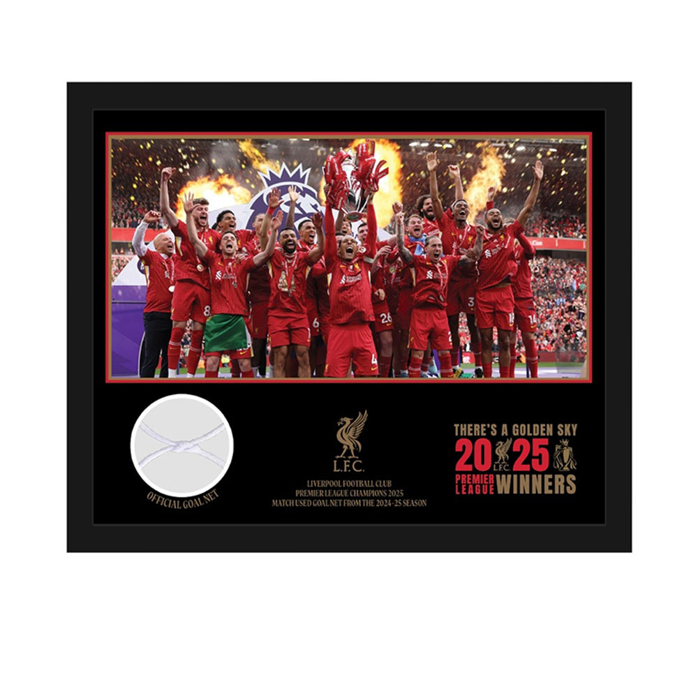 LFC Premier League Goal Net Piece กรอบรูป