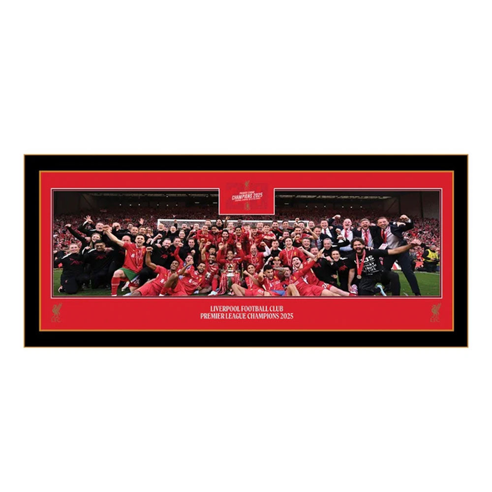 LFC Premier League Trophy Lift 30 Inch Panoramic Framed