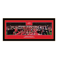 LFC Premier League Trophy Lift 30 Inch Panoramic Framed