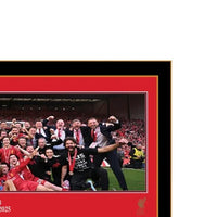 LFC Premier League Trophy Lift 30 Inch Panoramic Framed