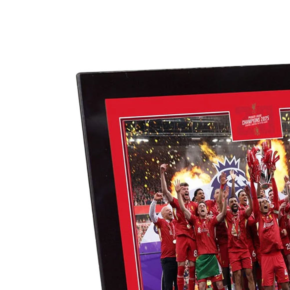 LFC Premier League Trophy Lift 8 x 6 Glass กรอบรูป