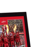LFC Premier League Trophy Lift 8 x 6 Glass กรอบรูป