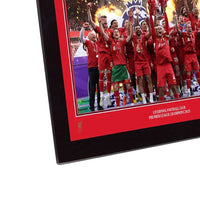 LFC Premier League Trophy Lift 8 x 6 Glass กรอบรูป