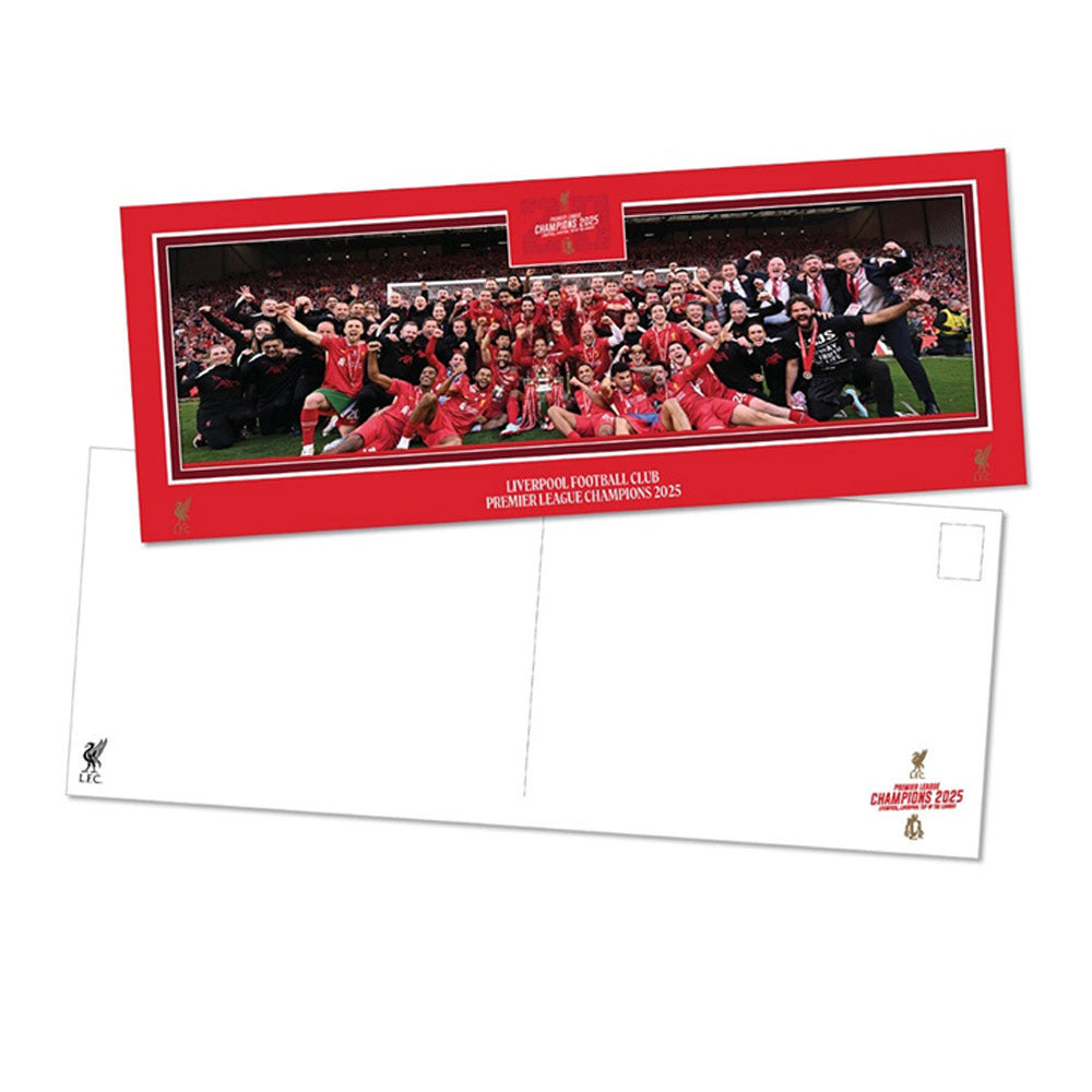 LFC Premier League Trophy Lift โปสการ์ด