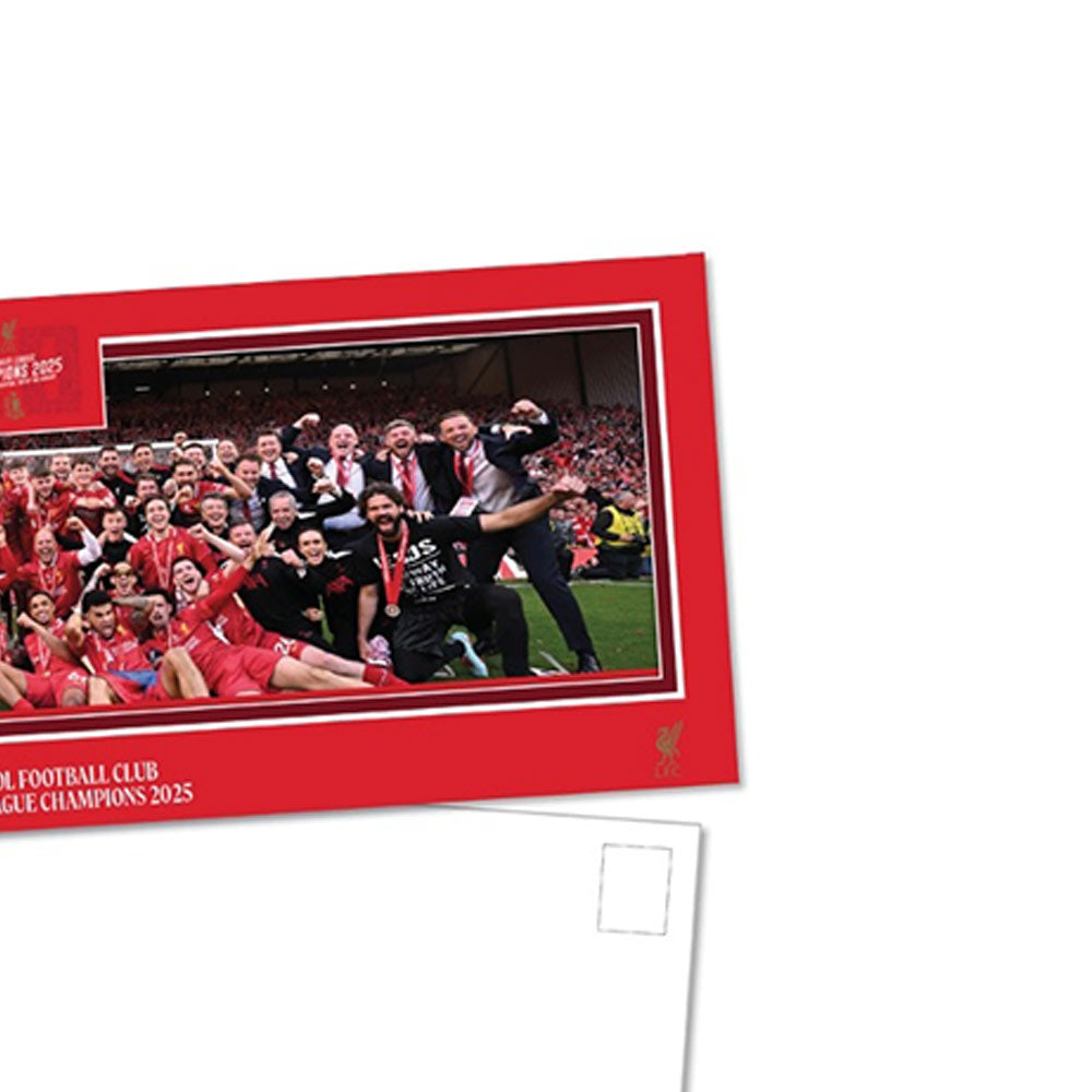 LFC Premier League Trophy Lift โปสการ์ด