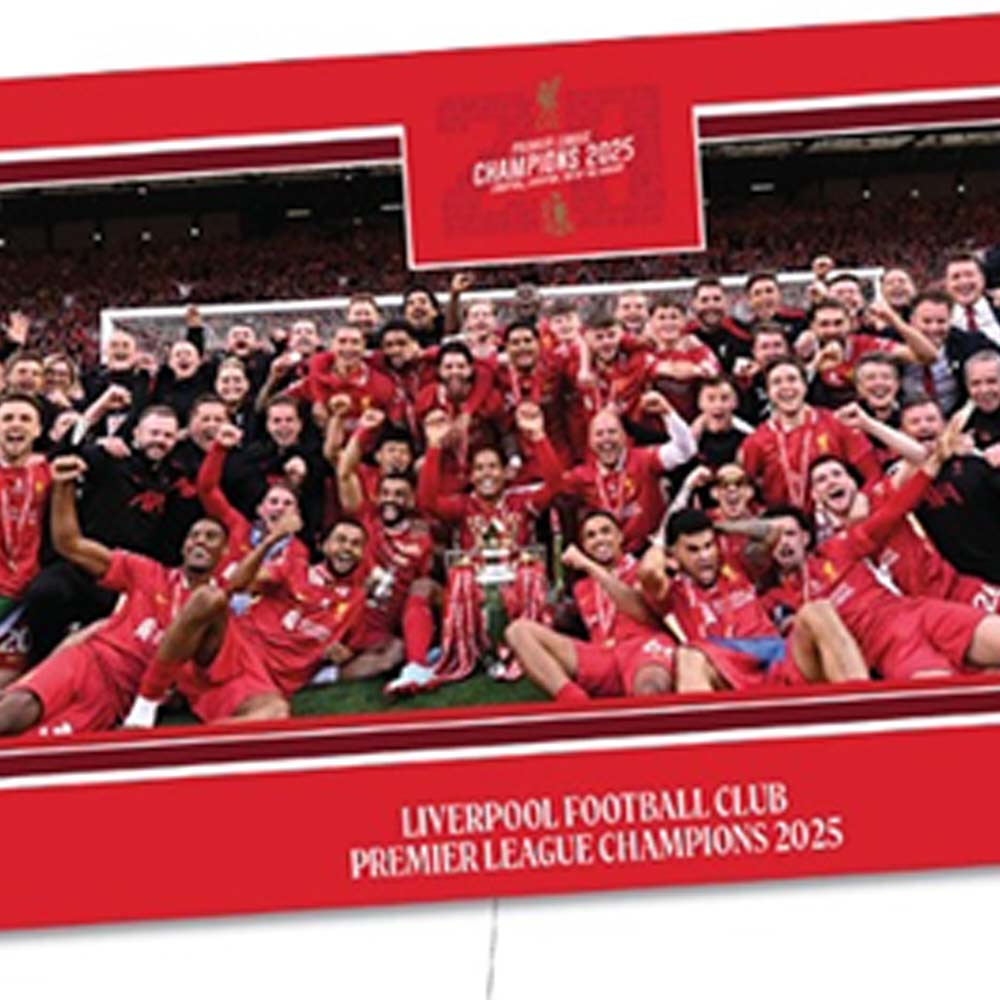 LFC Premier League Trophy Lift โปสการ์ด