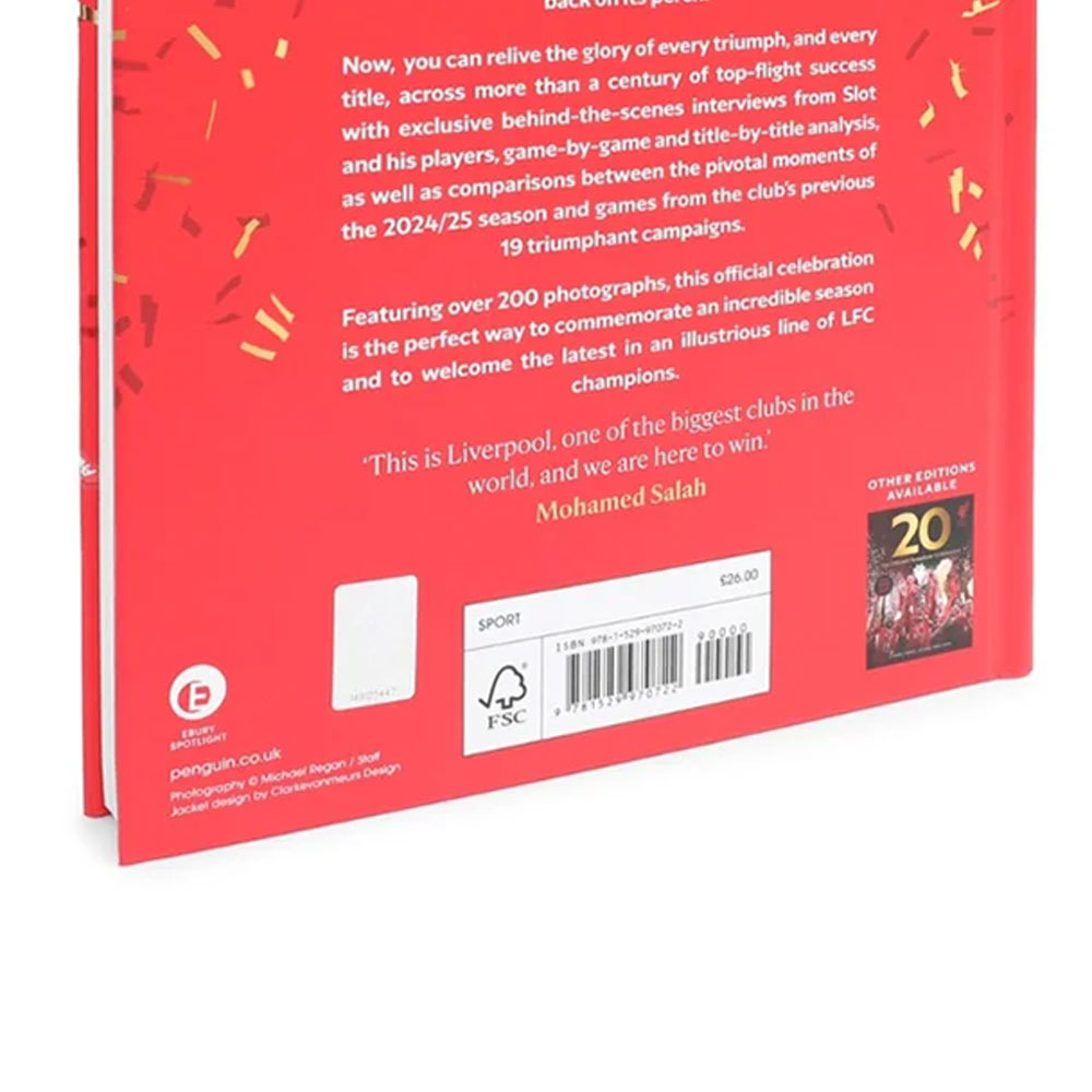 LFC Champions หนังสือที่ระลึกแห่งการฉลองแชมป์