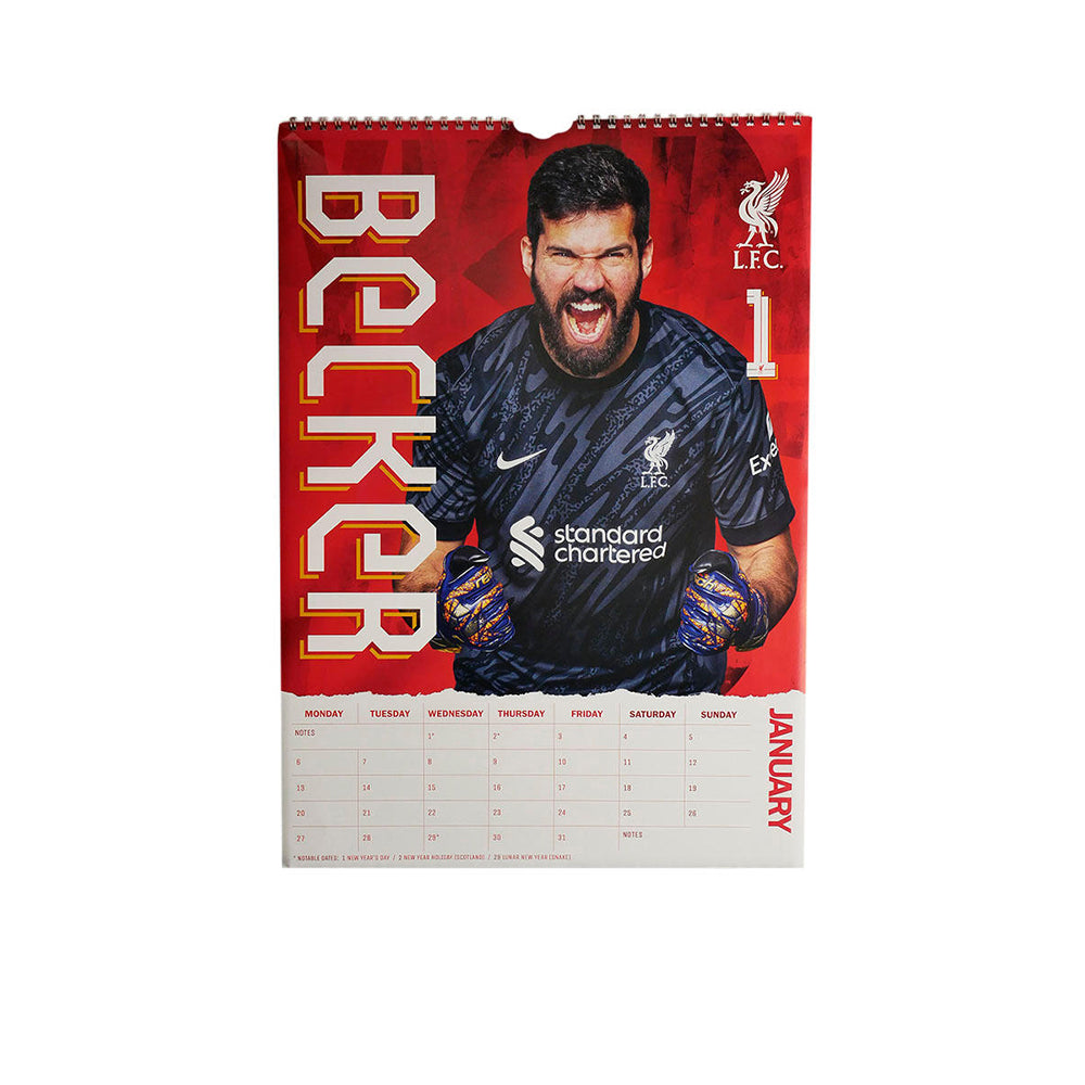 LFC 2025 Player Calendar