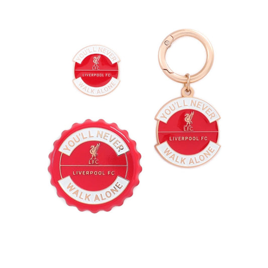 LFC Red Badge, Keyring and Bottle Opener Set