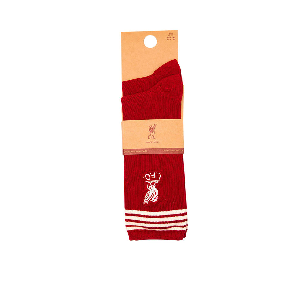 LFC Shankly Unisex Socks (2 Pairs)